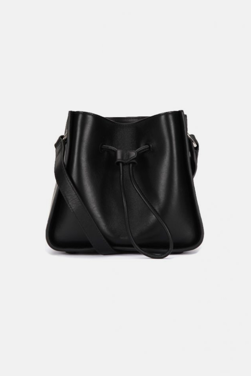 authentic online Phillip Lim Soleil Mini Drawstring Bucket Bag Black  Garmentory