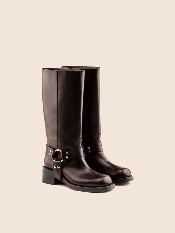 lucca tall leather boot
