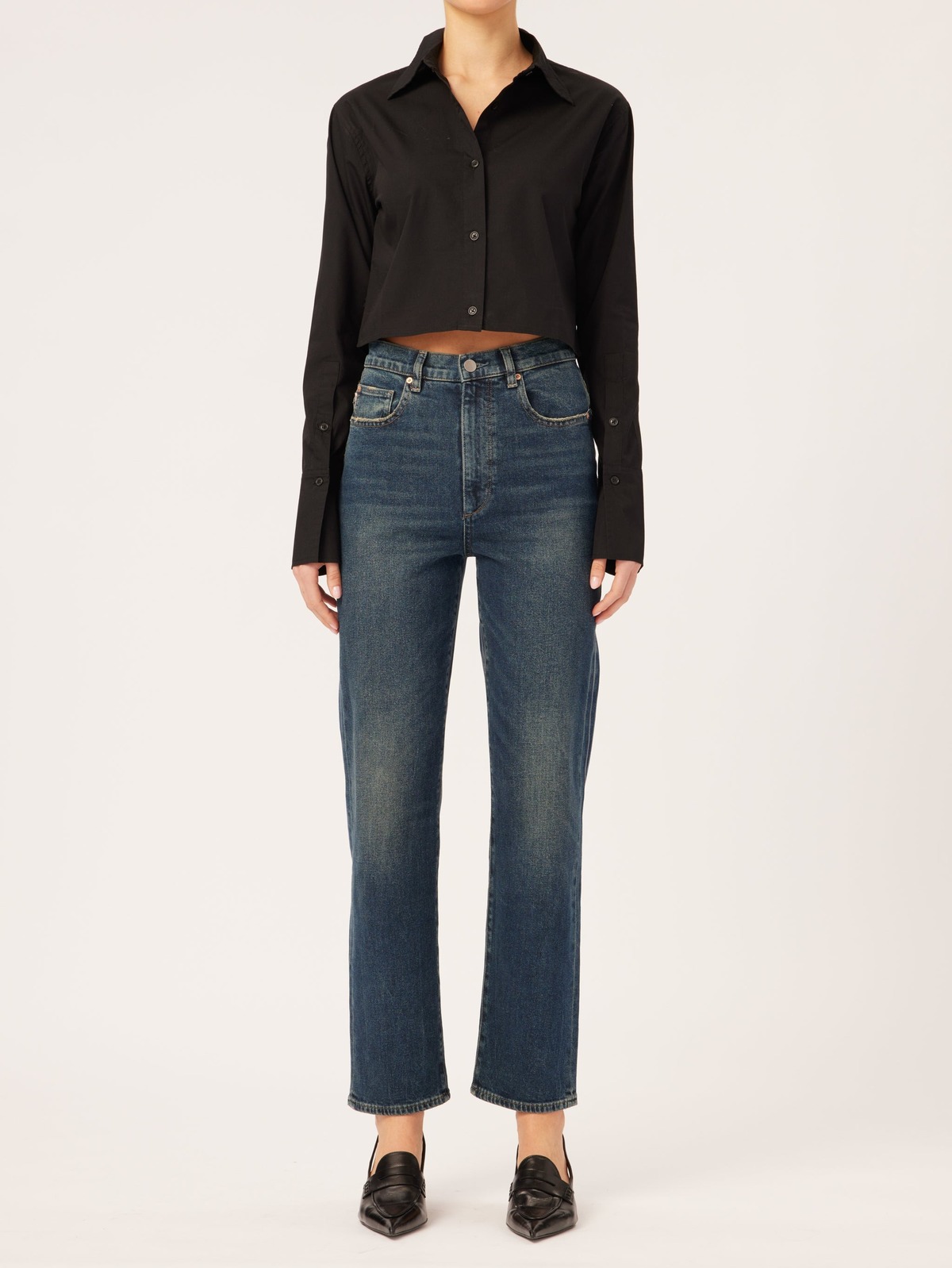 dl1961 enora cigarette jeans DL 1961 Enora Straight Cigarette Jeans - Broadbay