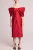 baaby Big Bow Dress - Red - Thumbnail 1