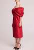 baaby Big Bow Dress - Red - Thumbnail 4