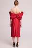baaby Big Bow Dress - Red - Thumbnail 5