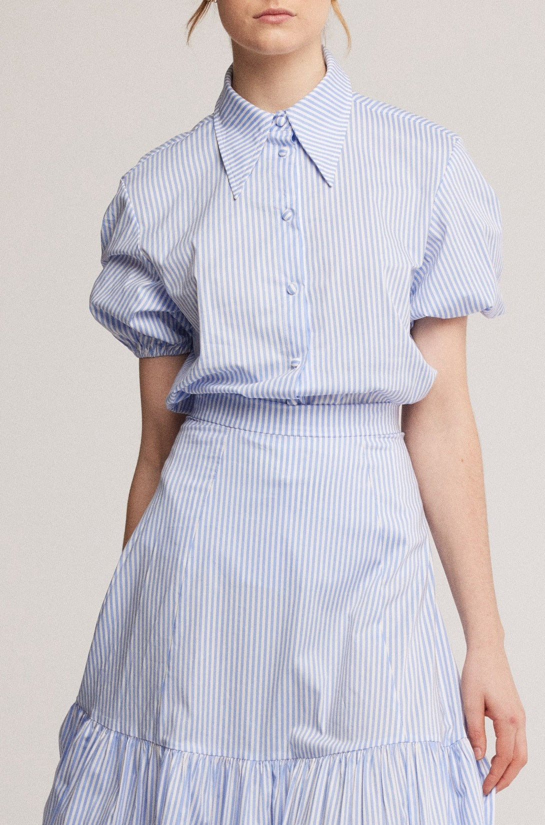 baaby Cotton Puff Sleeve Shirt | Garmentory