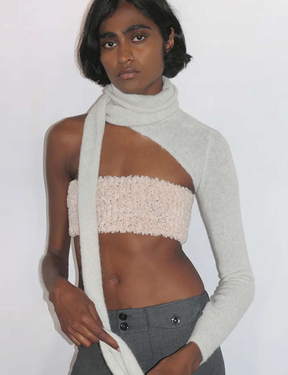 Paloma Wool Krilia Bolero - Light Grey | Garmentory