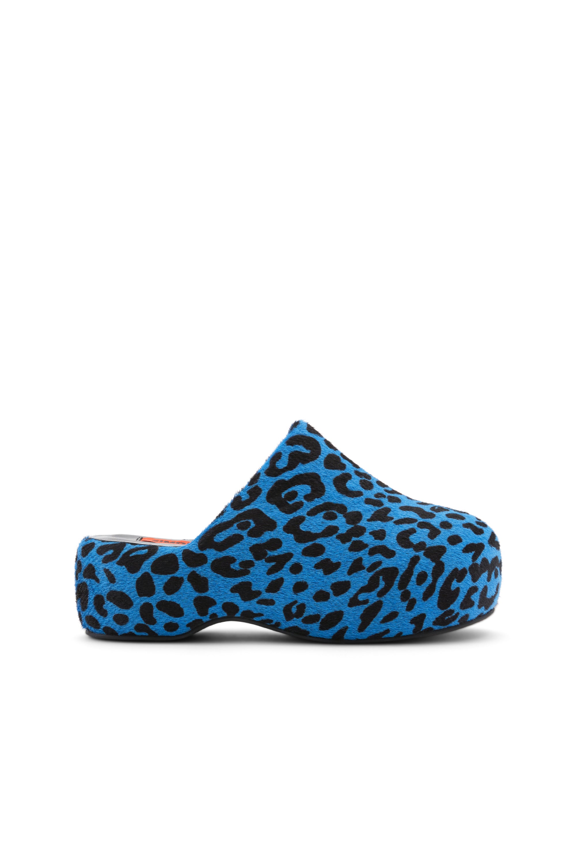 Bubble Clog in Blue Leopard Print | Garmentory