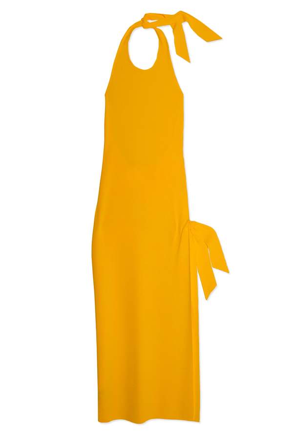simon miller junjo dress orange SIMONMILLER Junjo Dress in Sherbet Orange
