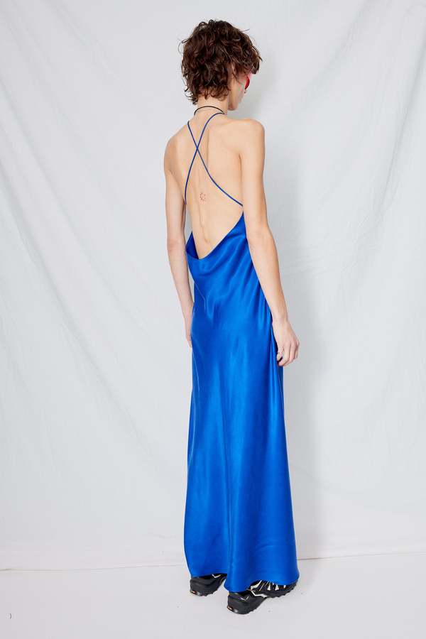 chinese dress ladies Emeline V-Neck Satin Maxi Dress main image 1