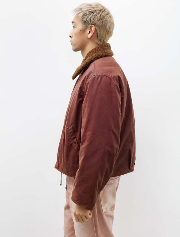 Our Legacy Grizzly Jacket - Oxblood Everwax | Garmentory