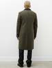 Acne Studios Tailored Wool Blend Coat - Green Melange - Thumbnail 2