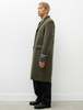 Acne Studios Tailored Wool Blend Coat - Green Melange - Thumbnail 3