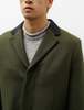 Acne Studios Tailored Wool Blend Coat - Green Melange - Thumbnail 5