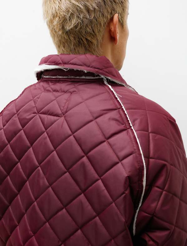 Camiel Fortgens Waterproof Padded Coach Jacket - Burgundy | Garmentory