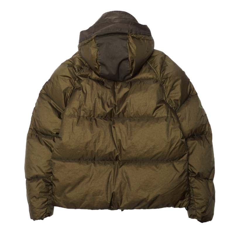 Ten c ICED COMBO DOWN JACKET - OLIVE Ten c ICED COMBO DOWN JACKET - OLIVE