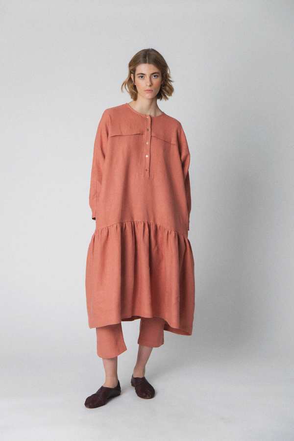 Loess Judith Dress - Dusty Rose | Garmentory