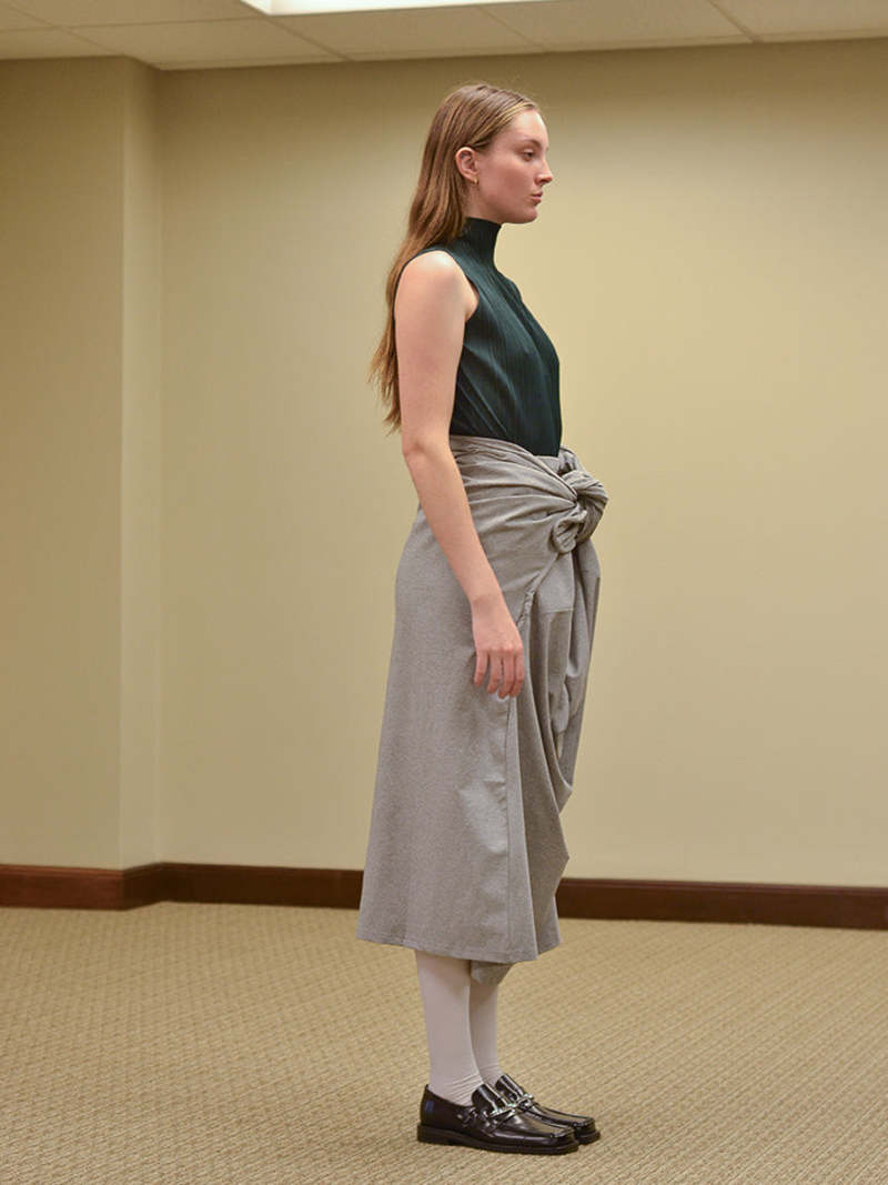Y/Project Wire Wrap Skirt - Grey | Garmentory