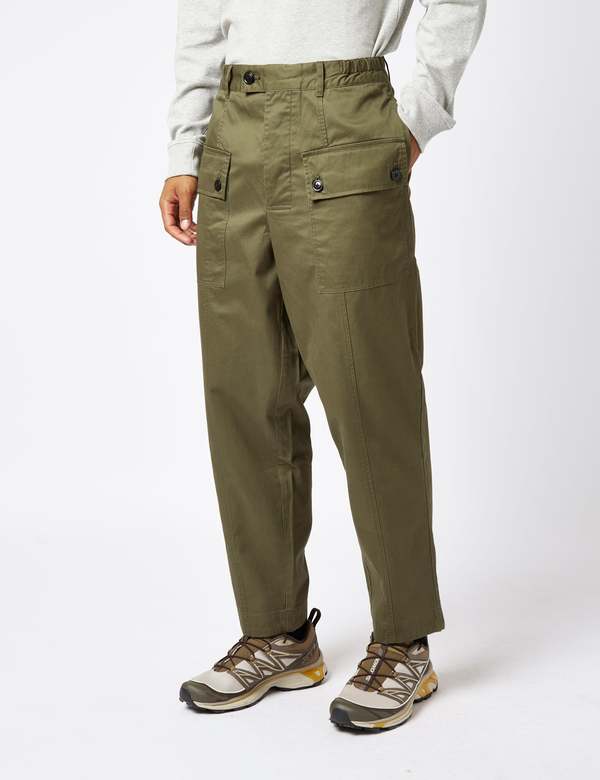 Barbour x Maison Kitsun Cargo Trousers (Regular) - Uniform Green