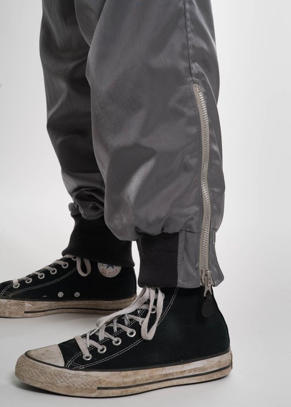 Doublet Grey Chaos Patches Nylon Pant | Garmentory