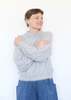 Micaela Greg Brushed Pullover - Heather Grey - Thumbnail 3