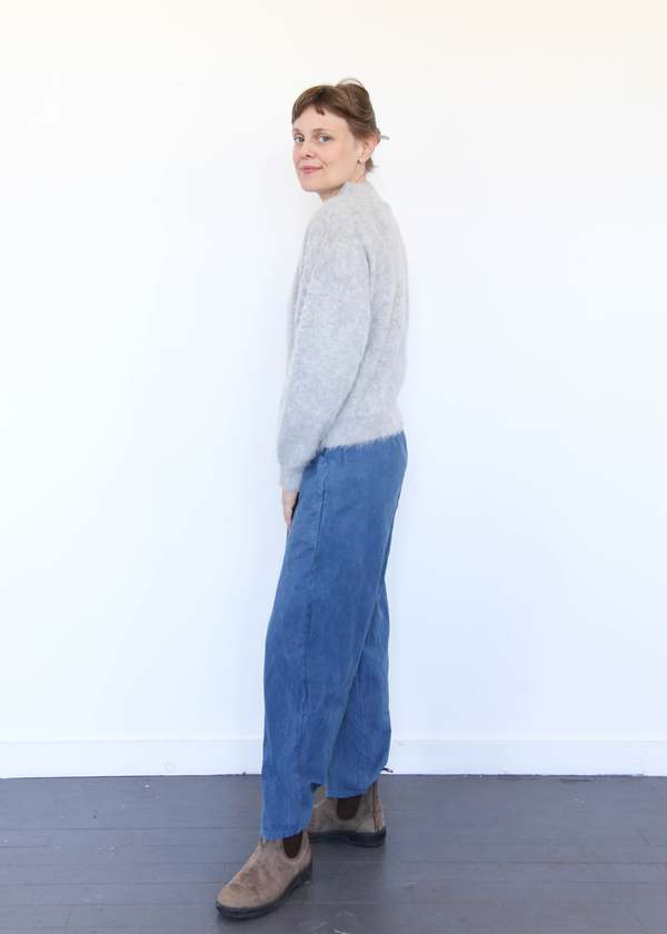 Micaela Greg Brushed Pullover - Heather Grey