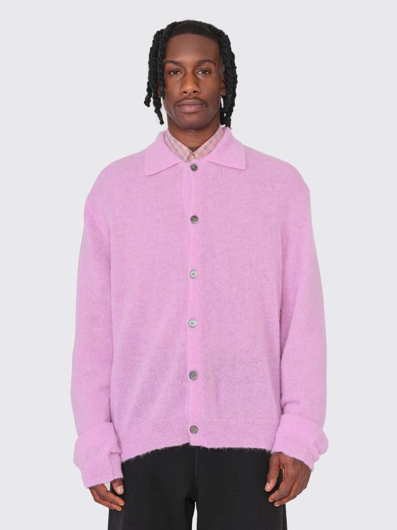Our Legacy Fuzzy Alpaca Evening Polo - Candyfloss | Garmentory