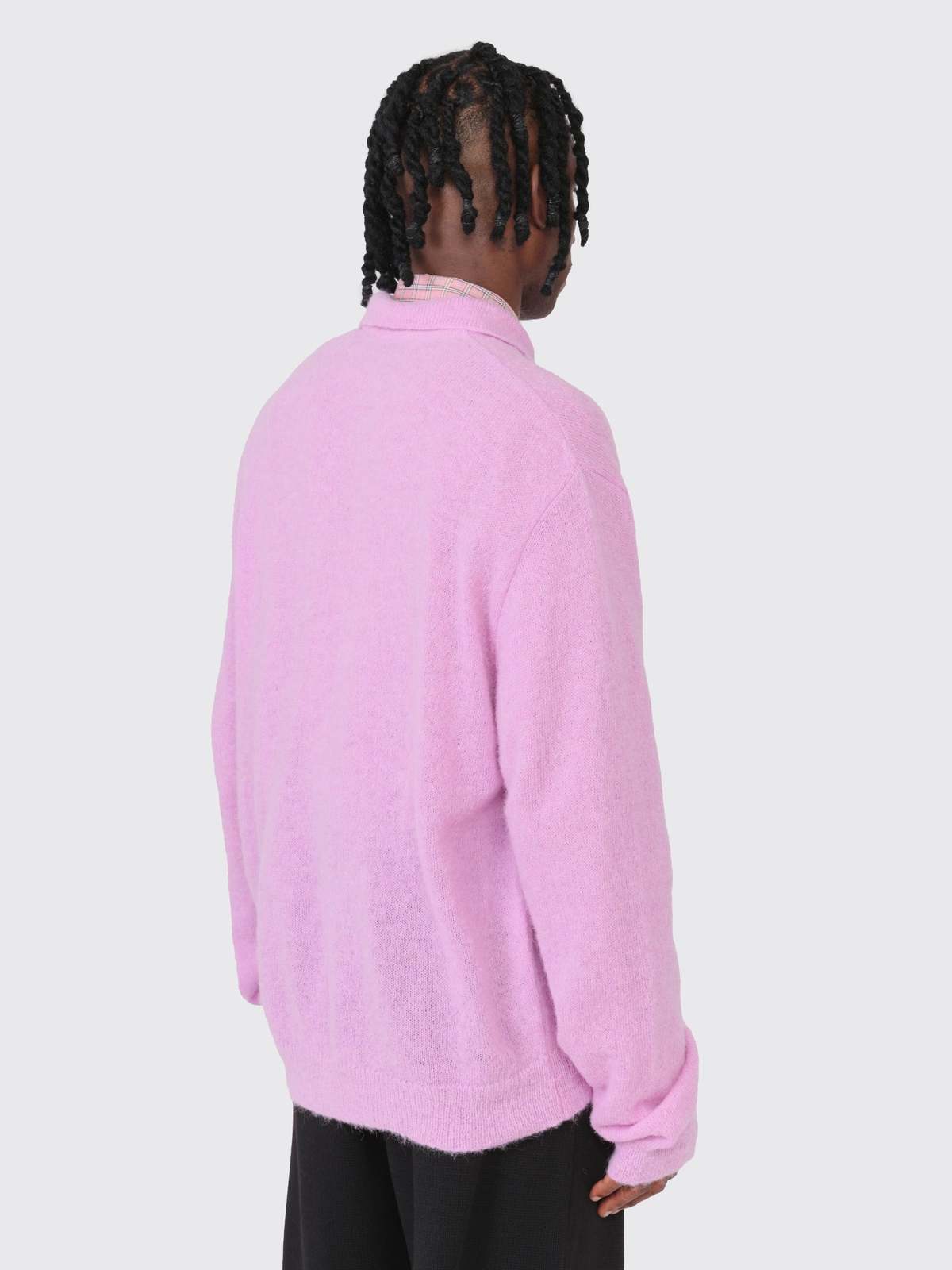 Our Legacy Fuzzy Alpaca Evening Polo - Candyfloss | Garmentory Our Legacy Fuzzy Alpaca Evening Polo - Candyfloss | Garmentory