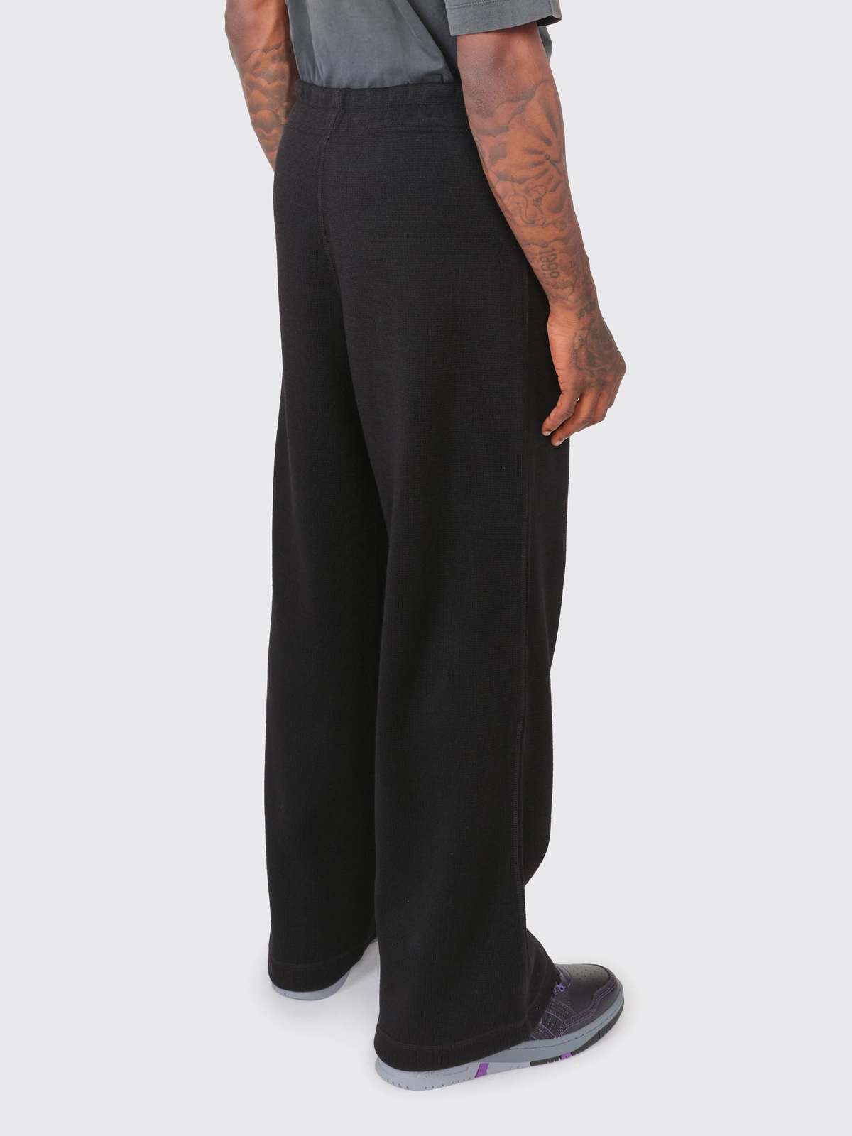 Our Legacy Reduced Trouser - Black Pseudo Knit | Garmentory