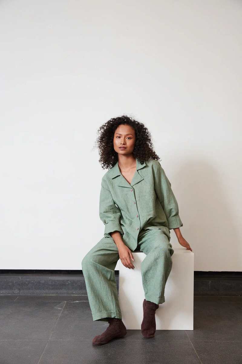 RUJUTA SHETH Avery Pant - Sage