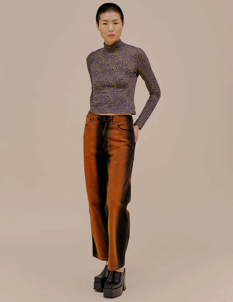 ECKHAUS LATTA Wide Leg Jean - Ozone | Garmentory