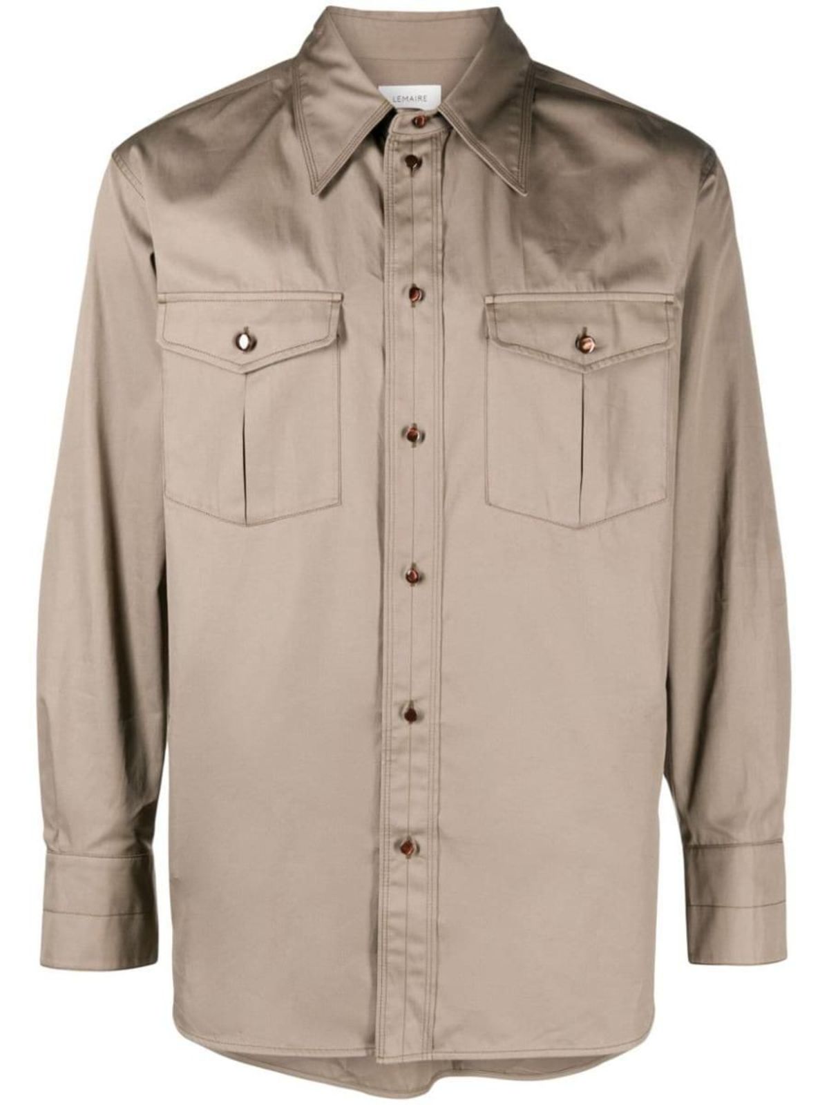 トップス LEMAIRE Relaxed Western Cotton Shirt LEMAIRE Relaxed Western Cotton Shirt