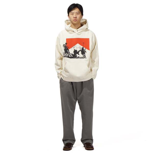 One Of These Days CATHEDRAL OF DUST HOODED SWEATSHIRT - BONE