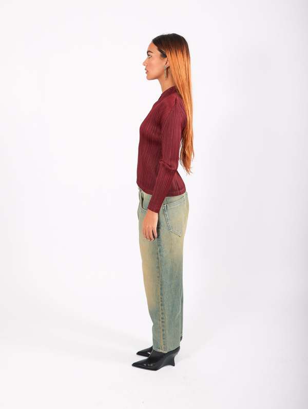 Novemb3r Kaori5 Drop Crotch Pants - Dirty Wash Denim | Garmentory