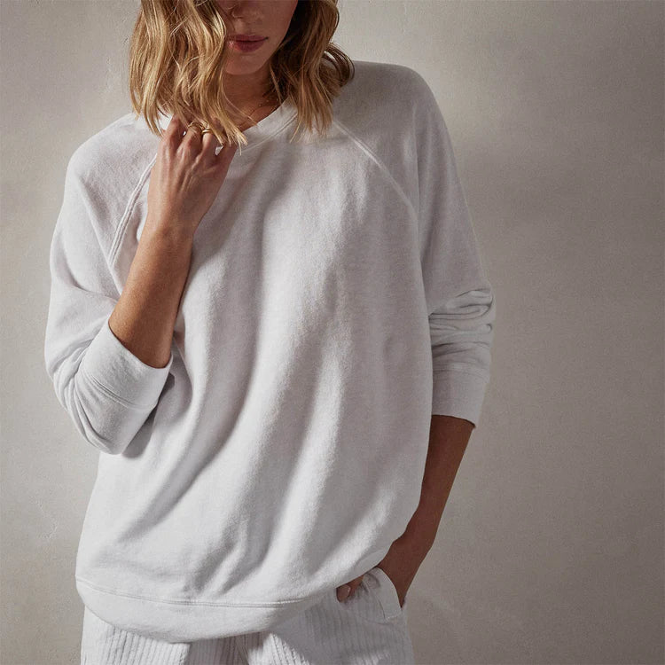 James Perse French Terry Relaxed Sweatshirt WXA3657 | Garmentory