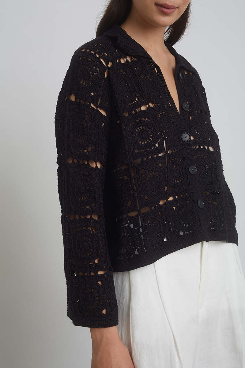 Eleven Six Tasha Crop Jacket - Black