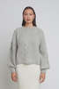 Eleven Six Vaida Sweater - Pale Grey Melange - Thumbnail 1