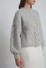 Eleven Six Vaida Sweater - Pale Grey Melange - Thumbnail 4