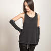 Album di Famiglia Woman Vest - Slate Grey - Thumbnail 1