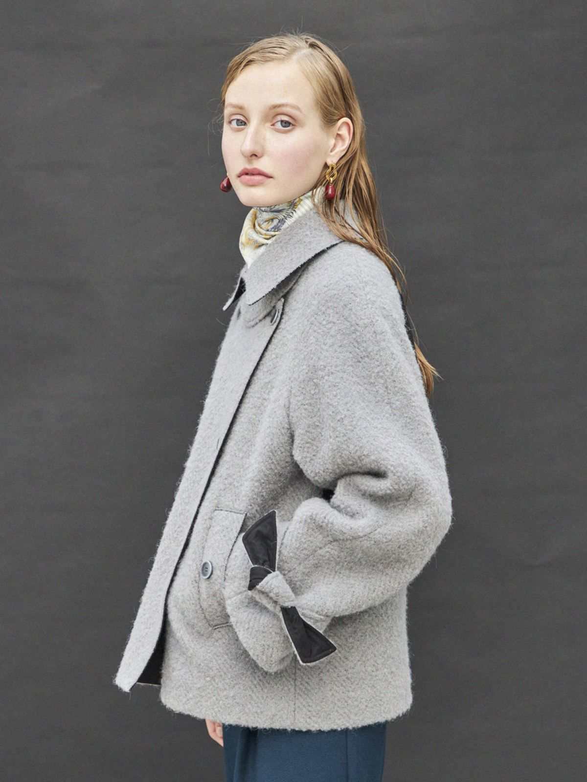 【美品】marno Ines coat Chacoal Gray コート Naval Coat Woolcash 008 Charcoal – BERNERKUHL.COM