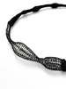 Happy French Gang Black Wave Necklace - Cotton/Metal - Thumbnail 3