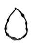 Happy French Gang Black Wave Necklace - Cotton/Metal - Thumbnail 6