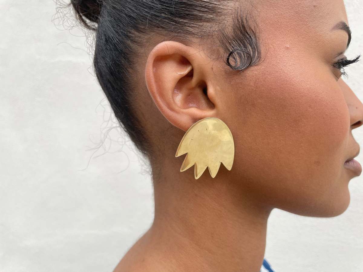 happyfrenchgang Foliage Earrings - Image 1 of 2