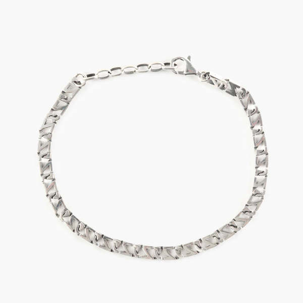 SERGE DENIMES ICON CHAIN LINK BRACELET Silver Garmentory