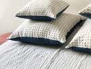 happyfrenchgang Reversible Pillow - Natural/Indigo - Thumbnail 5