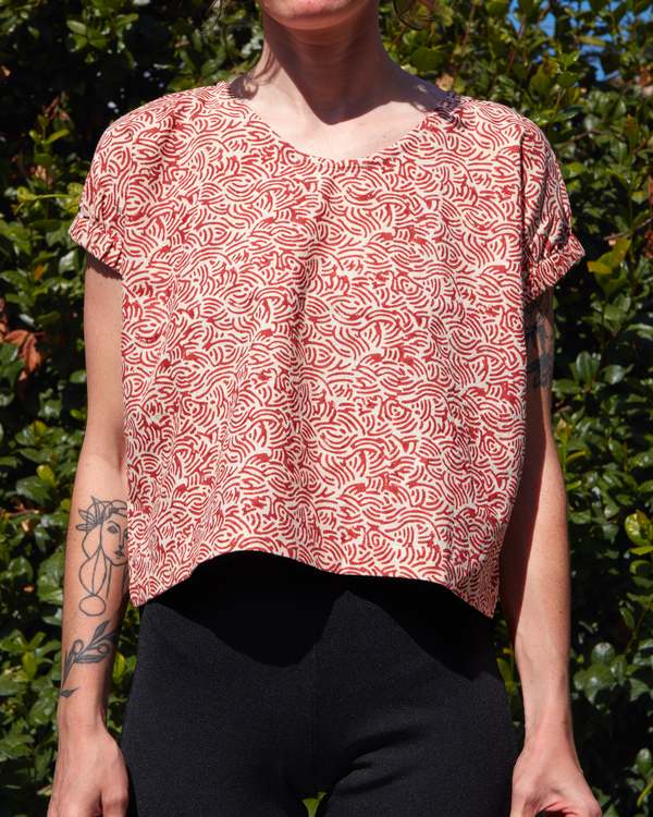 Happy French Gang Zlia Top - Madder Vibe Happy French Gang Zlia Top - Madder Vibe