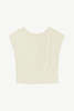Second Skin Ribbed Mesh Baby Tee - Eggshell - Thumbnail 7