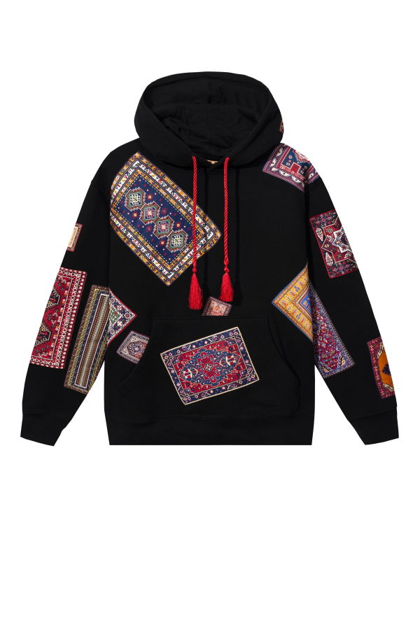 Market Rug Dealer Label Hoodie