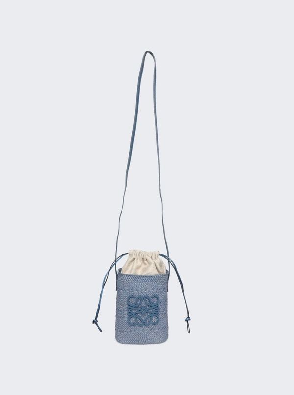 LOEWE X Paula's Ibiza Square Pocket Pouch - Denim Blue
