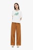 Our Sister Pomelo Cotton Pants - Brown - Thumbnail 5