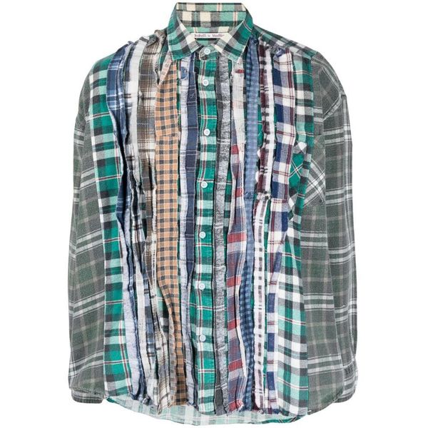 Needles SHIRTS GREEN/BLUE Garmentory