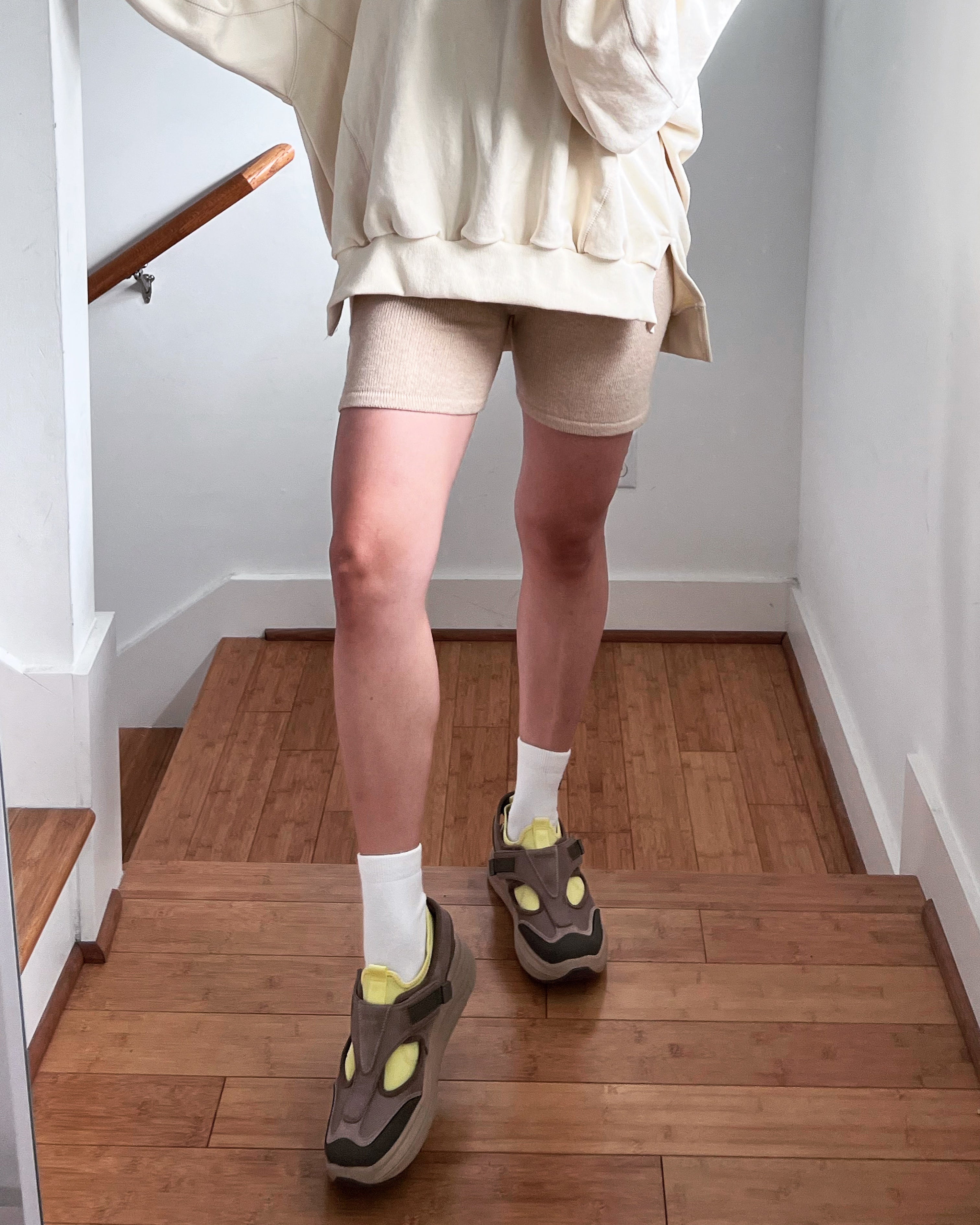 Suicoke TRED - Beige/Yellow | Garmentory