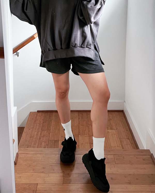 ［新品未使用］SUICOKE TRED 23cm Suicoke Men's Tred Sneakers in Black Suicoke